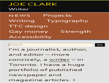 Tablet Screenshot of joeclark.org